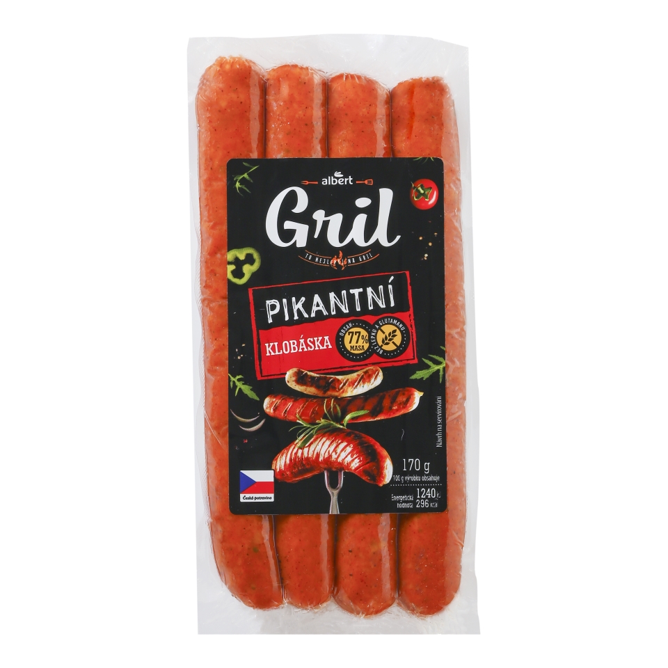 Náhled kategorie grilovací klobásy