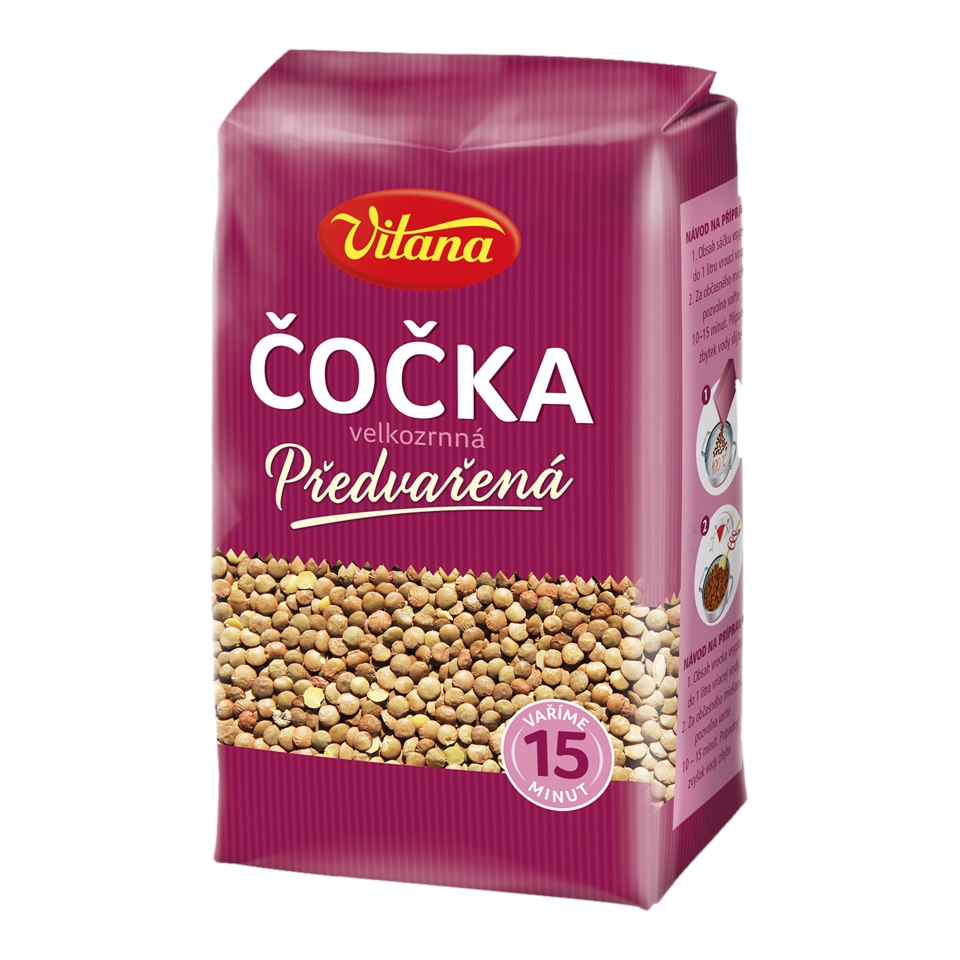 Náhled kategorie Vitana předvařená čočka velkozrnná