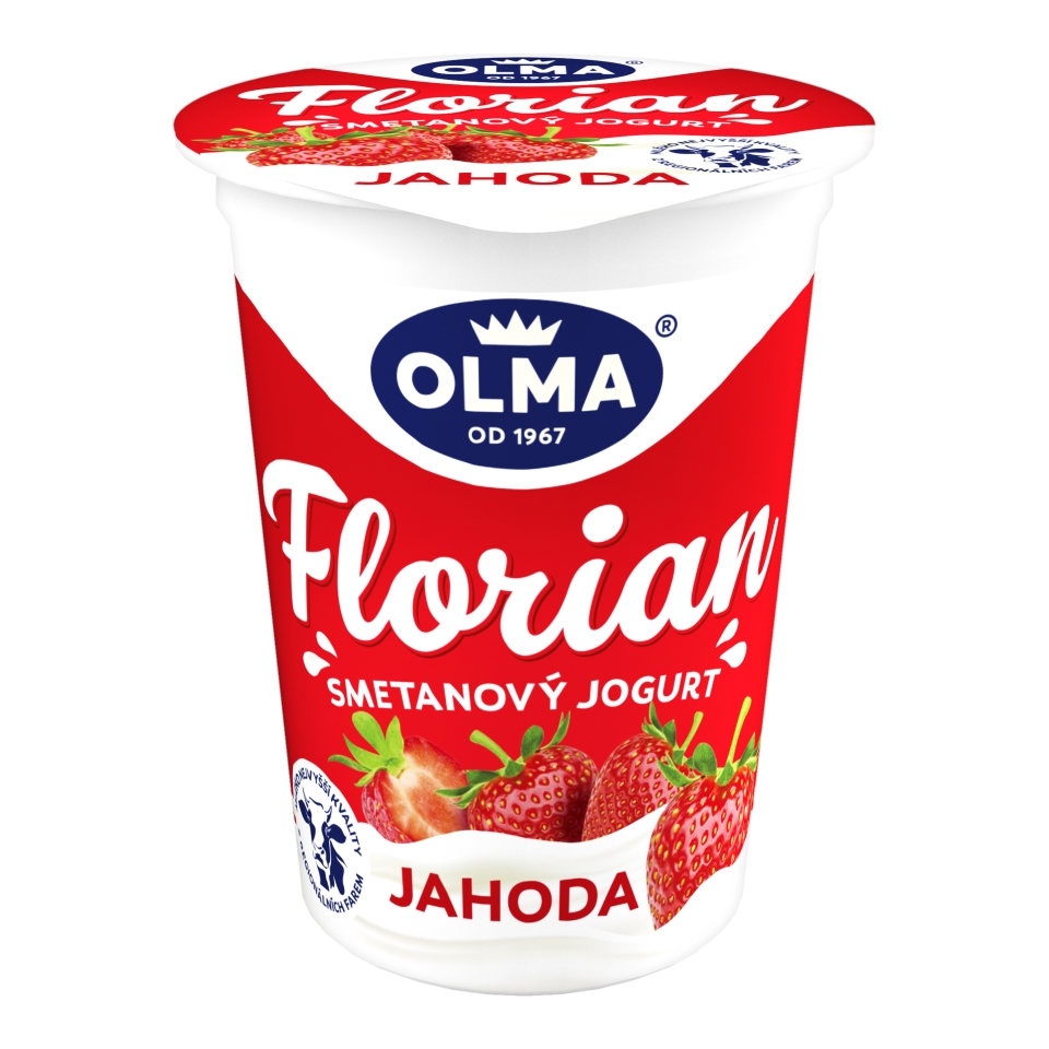 Náhled kategorie Olma Florian smetanový jogurt jahoda
