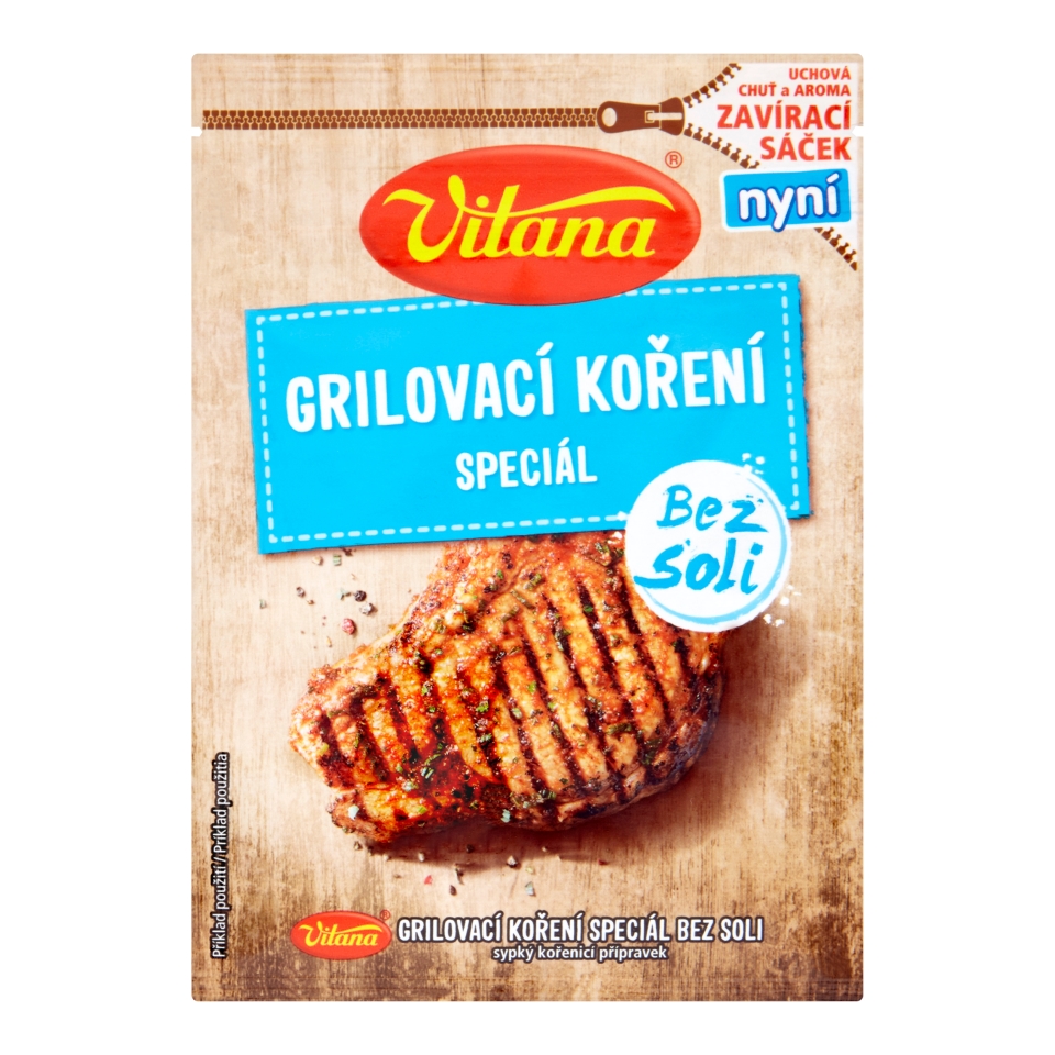 Náhled kategorie Vitana Grilovací koření speciál bez soli