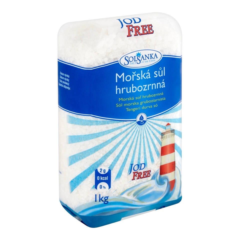 Náhled kategorie Solsanka Mořská sůl hrubozrnná