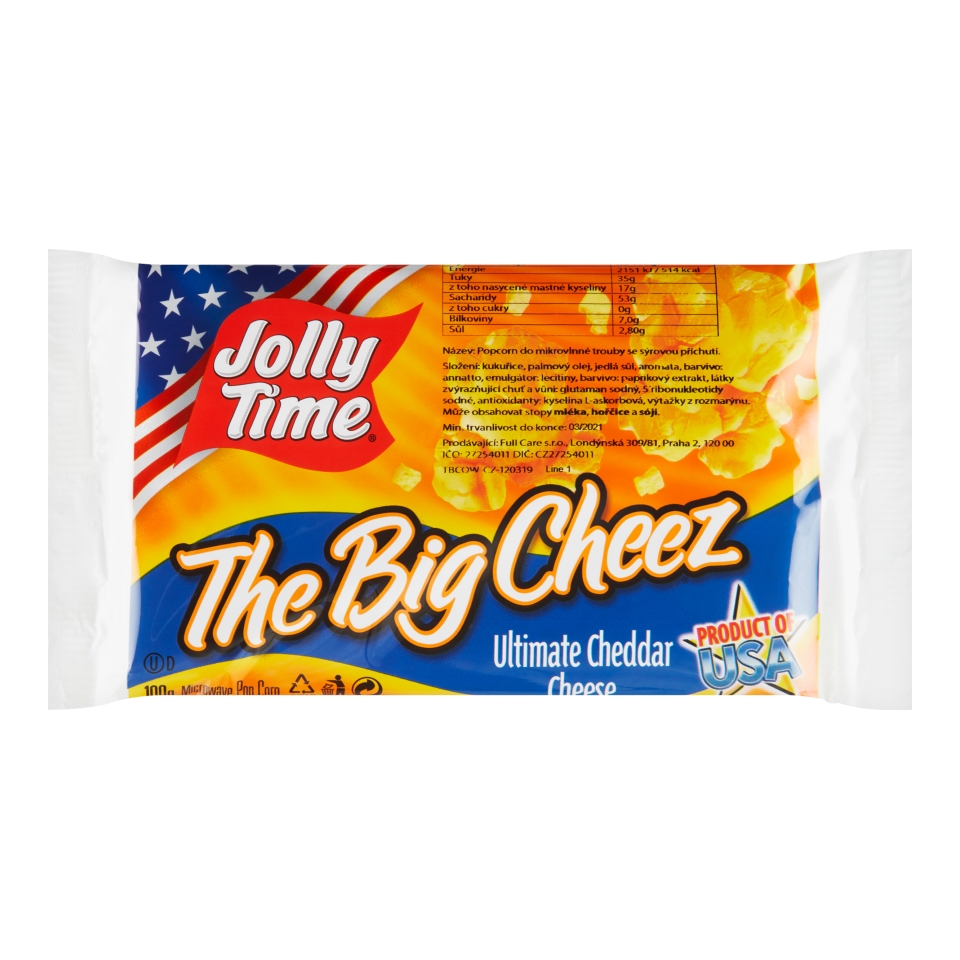 Náhled kategorie Jolly time Popcorn The big cheez