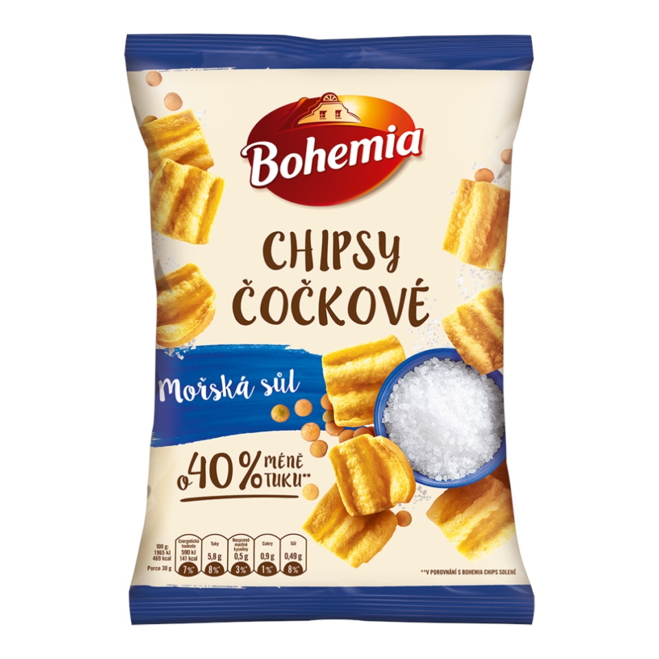 Náhled kategorie Bohemia Čočkové chipsy mořská sůl