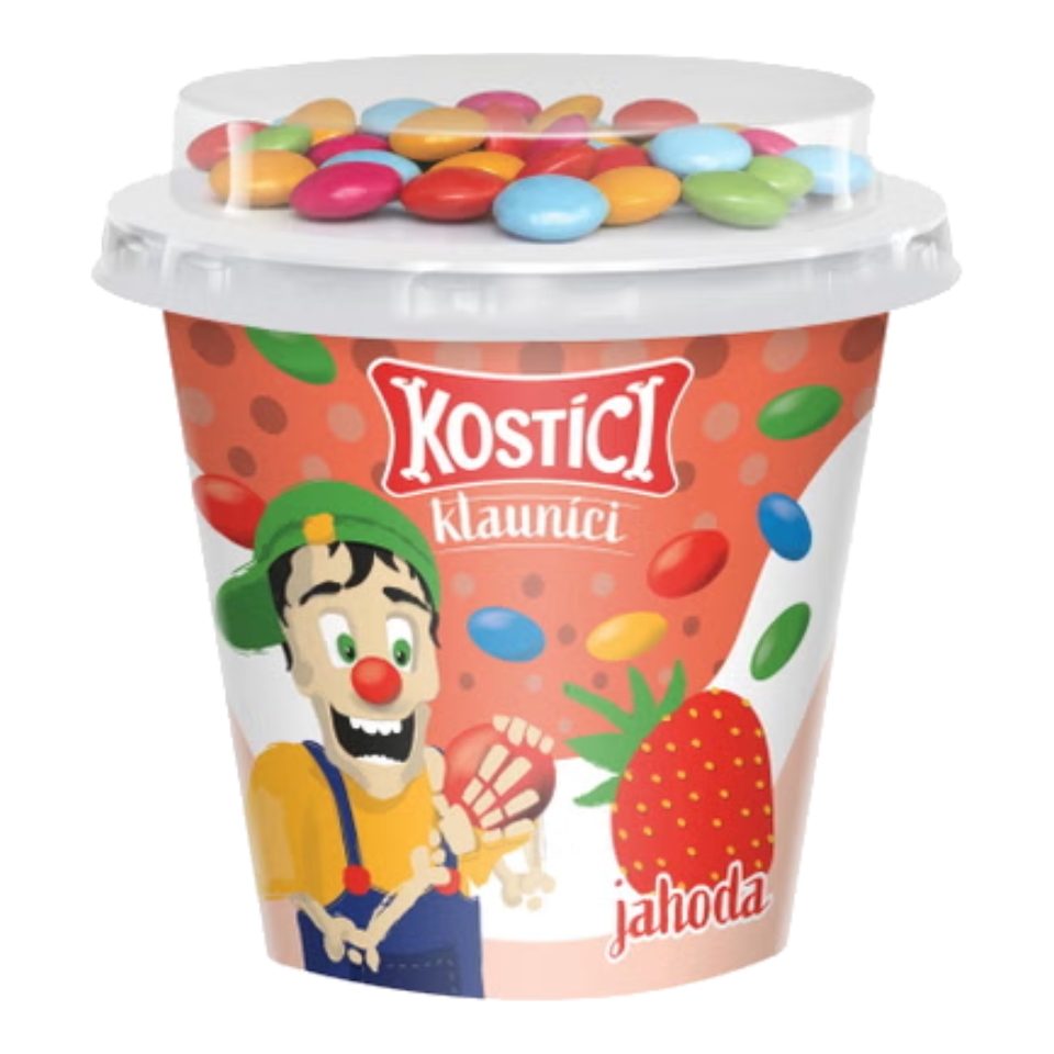 Náhled kategorie Kostíci Klauníci jogurt jahodový