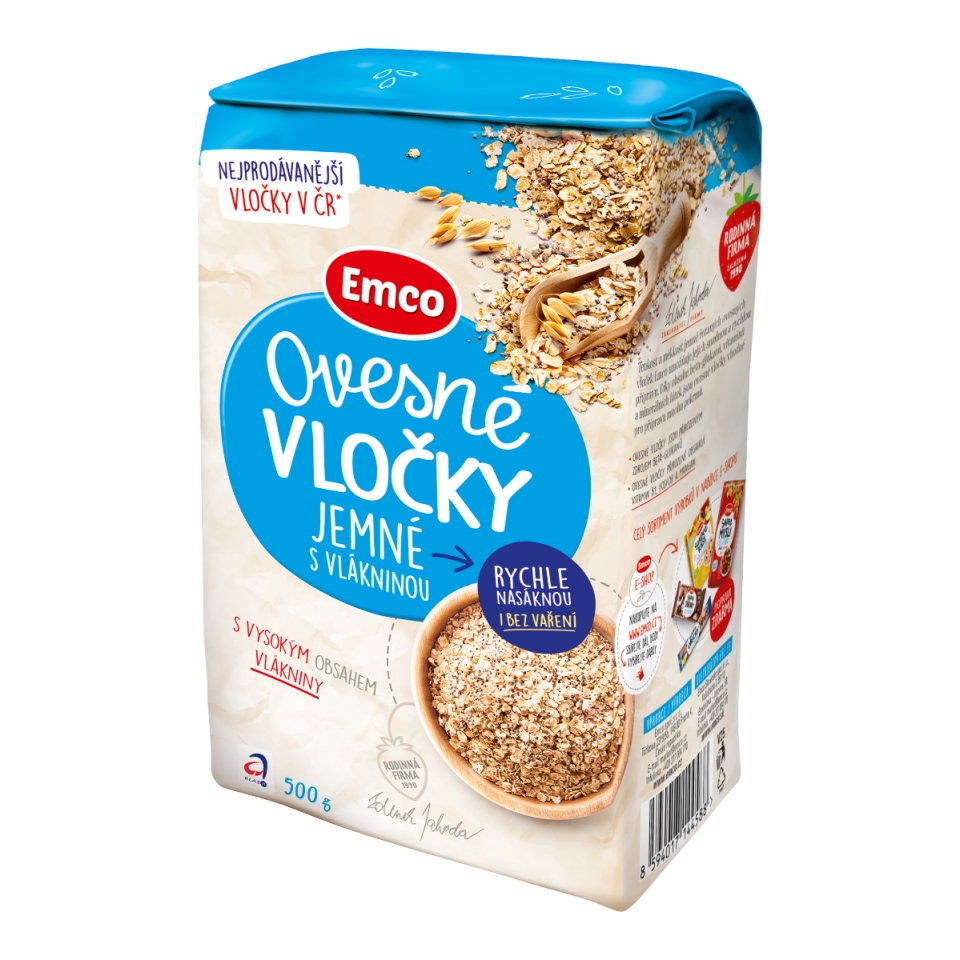 Náhled kategorie Emco Ovesné vločky jemné s vlákninou