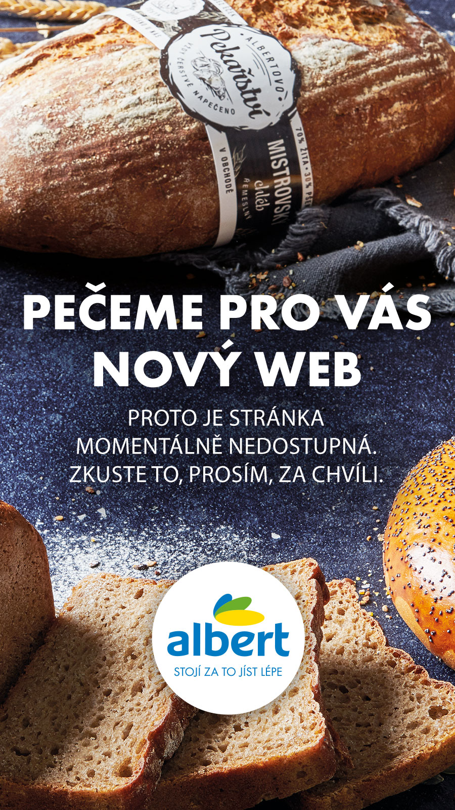 Pečeme pro vás nový web, proto je stránka momentálně nedostupná. Zkuste prosím za chvíli.